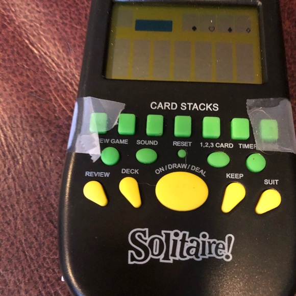 handheld solitaire game